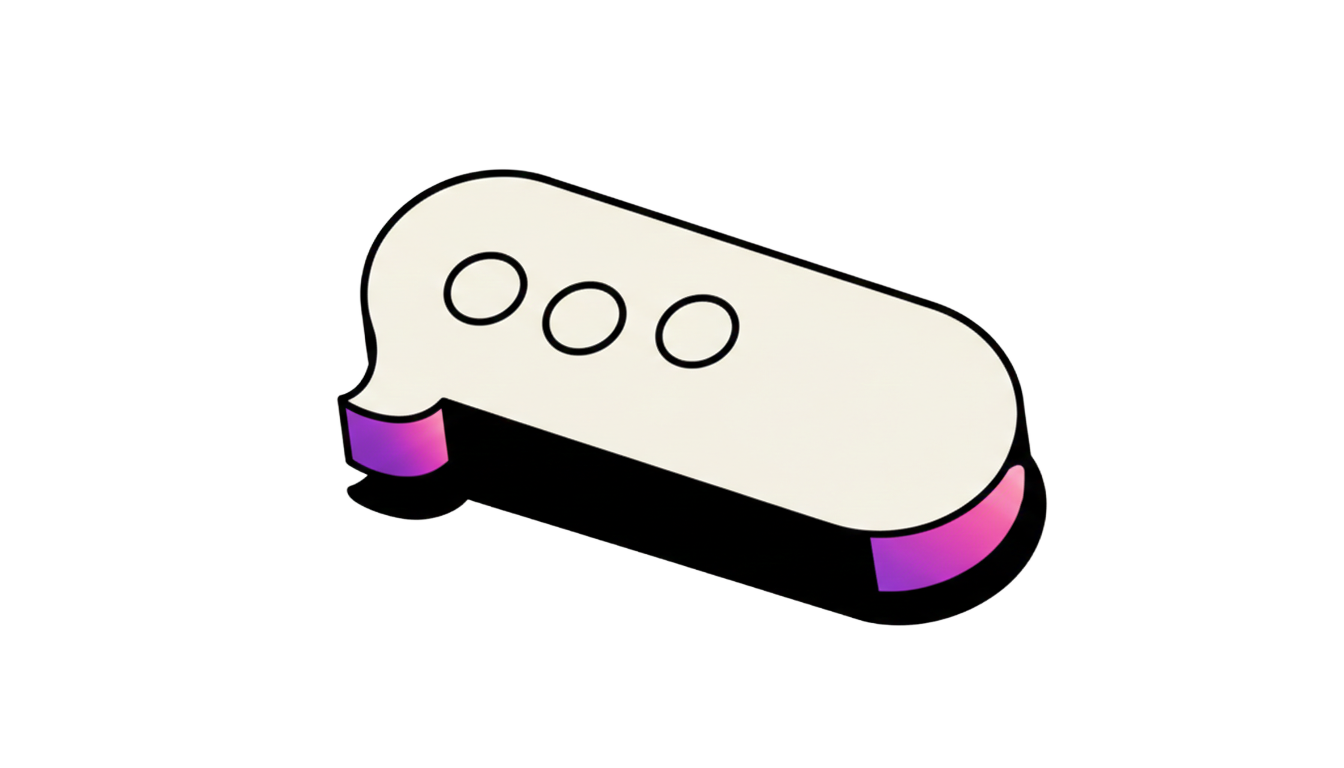 AI chat bubble